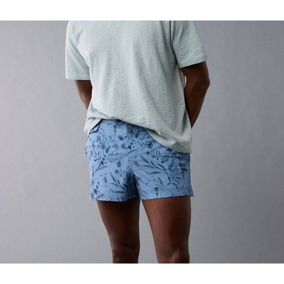 American Eagle 3” Pool Side Swim Short Men’s Size Medium Blue Lined - Picture 1 of 8